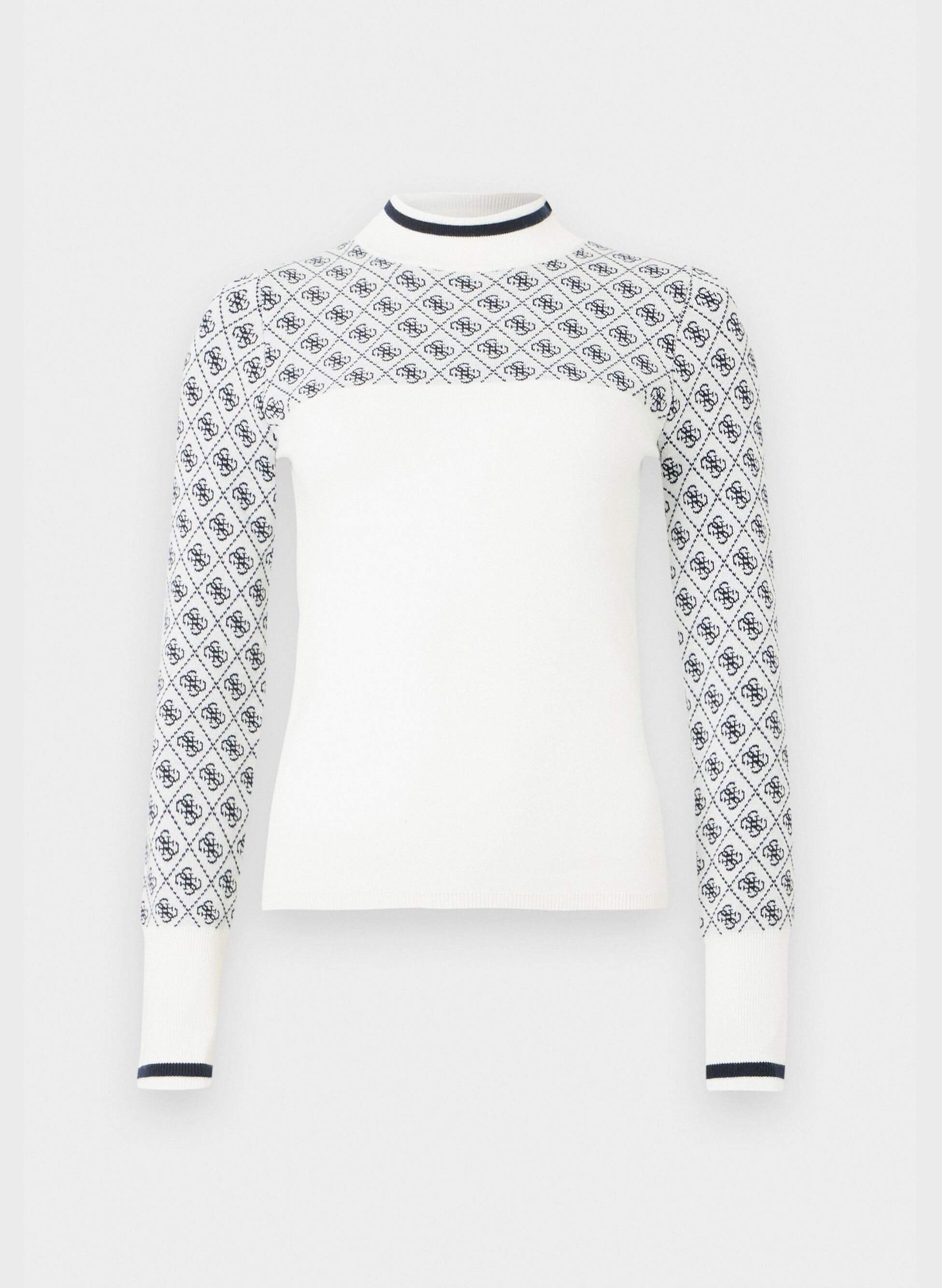 GUESS MAGLIONE CON LOGO MISTO LANA