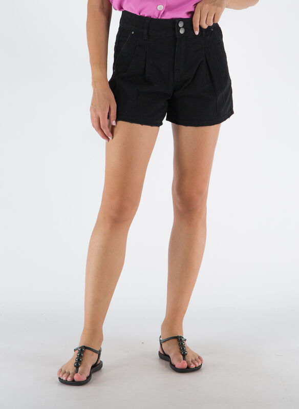 SHORTS DEBBIE, BLACK DENIM, medium