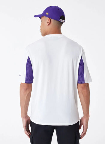 T-SHIRT NBA LAKERS MESH, WHTPURPLE, small