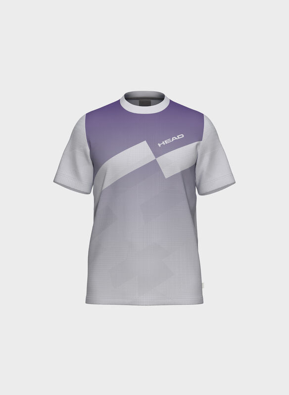 MAGLIA PRO PADEL-TENNIS, PUXP PURPLEGREY, medium