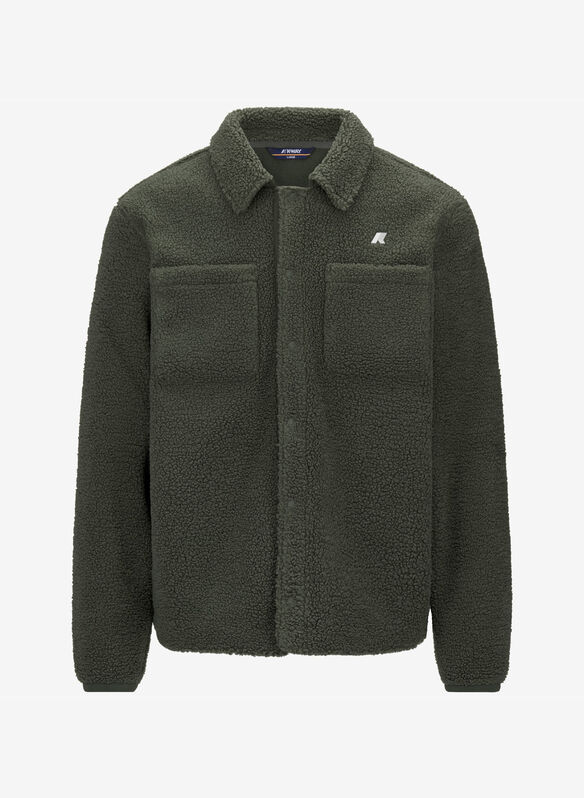 GIACCA CAMERON SHERPA POLAR, B2N GREEN, medium