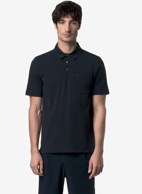 POLO VANOINE LIGHT STRETCH JERSEY, K89 NVY, medium