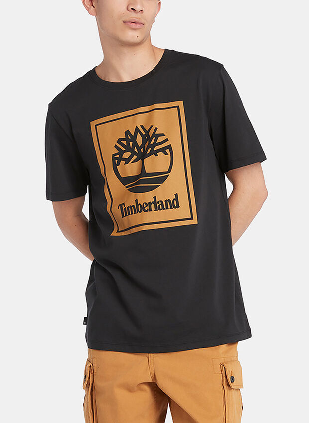 T-SHIRT LOGO, BLK, large