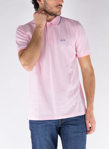 POLO PIQUET STRETCH MICRO LOGO, 72 CYCLAMINO, small