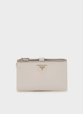 PORTAFOGLIO LAUREL SAFFIANO, BON STONE, small