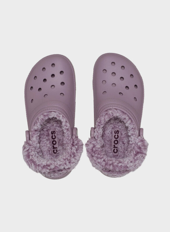 SABOT CLASSIC FLEES LINED CLOG, DULI LILAC, medium