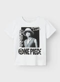 T-SHIRT MANS ONEPIECE RAGAZZO, BRIGHT WHITE, thumb