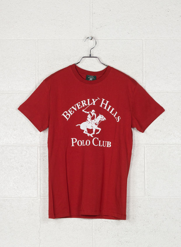 T-SHIRT LOGO, RED, large