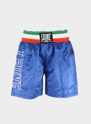 PANTALONCINO BOXE FASCIA TRICOLORE UNISEX, 02 NVY, small