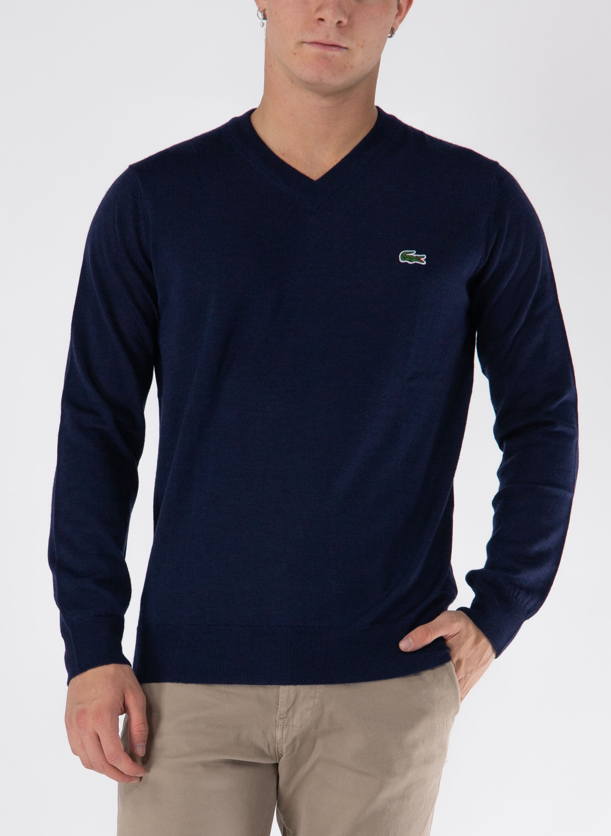 LACOSTE MAGLIONE CON SCOLLO A V 3
