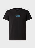 T-SHIRT LOGO LIQUID RAGAZZO, - BLK, thumb