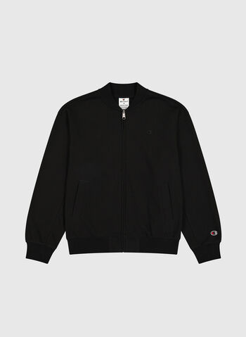 FELPA BOMBER, KK001 BLK, small