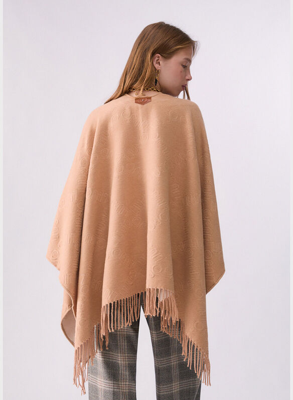 PONCHO CON LOGO EMBOSSED, 00070 CAMMELLO, medium