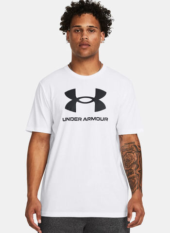 T-SHIRT LOGO, 0100 WHT, small