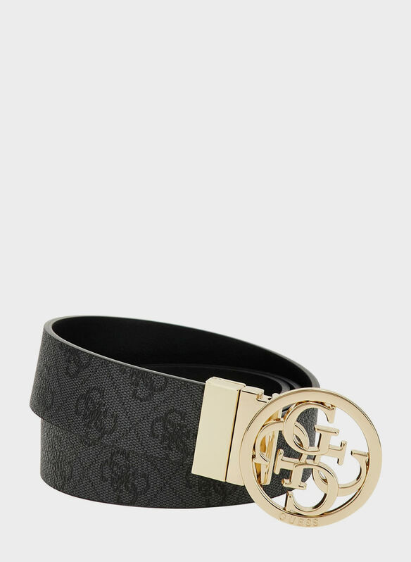 CINTURA REVERSE NOLANA LOGO, CLO BLK, medium