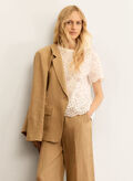 MAGLIA VELETTA INSERTO PIZZO SAN GALLO, 001 WHT, thumb