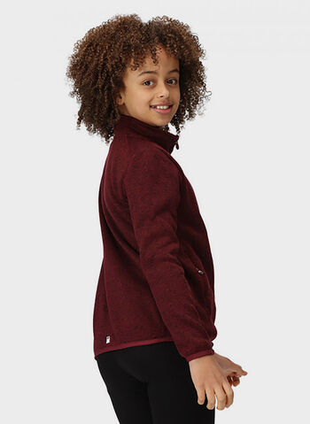 PILE NEWHILL FULL ZIP 250gr JUNIOR, G8C BURGUNDY, small