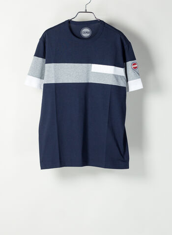T.SHIRT INSERTO TRICOLOR, 68NVY, small