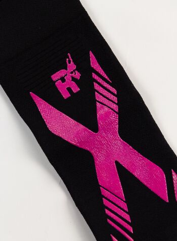 CALZA POOL ONE FINGER PISCINA, NERO-FUCSIA, small