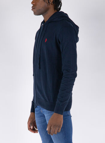 MAGLIONE LUDO CON CAPPUCCIO, 179 NVY, small