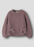 MAGLIONE NDOPER FIOCCHI BAMBINA, WILD GINGER ROSA ANTICO, thumb