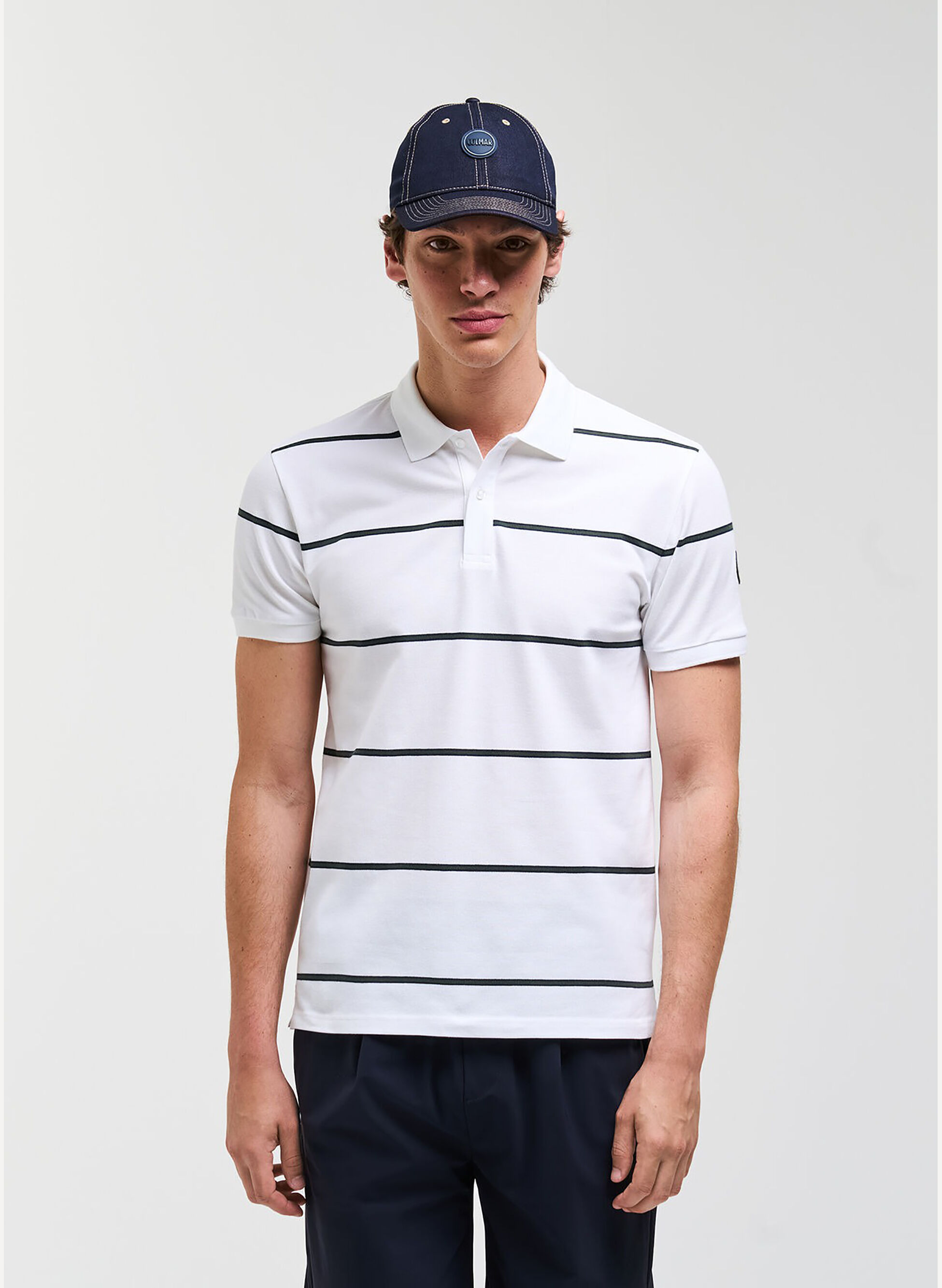 COLMAR POLO IN PIQUÉ A RIGHE S