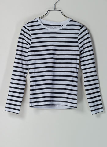 T-SHIRT NOOS RIGATA RAGAZZA, , small