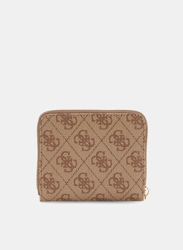 PORTAFOGLIO LAUREL 4G LOGO MINI, LATTE LOGO, medium