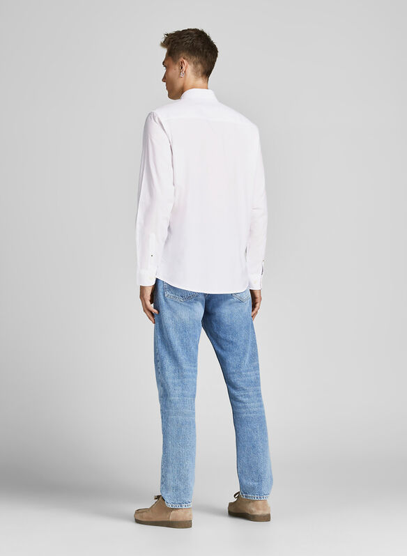 CAMICIA OXFORD, WHITE, medium