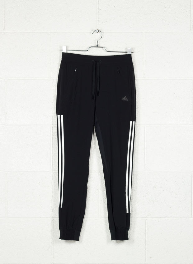 PANTALONE 3 STRISCE WOVEN POLSINO, BLKWHT, large