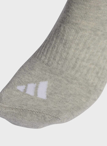 CALZA CUSHIONED SPORTSWEAR 3-STRIPES 3 PAIA, - GREYWHTBLK, small