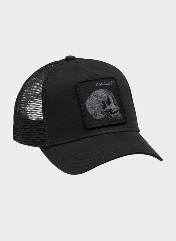 CAPPELLO TONAL SKULL, - BLK, medium