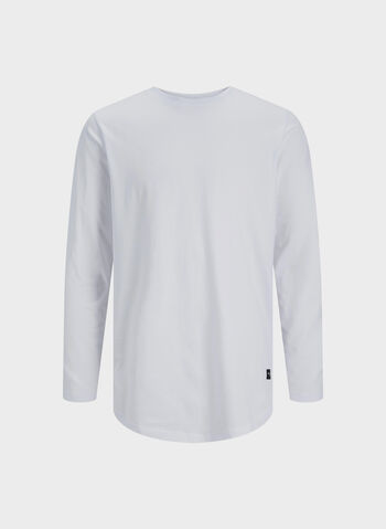 T-SHIRT NOA MANICHE LUNGHE, WHITE RELAXED, small
