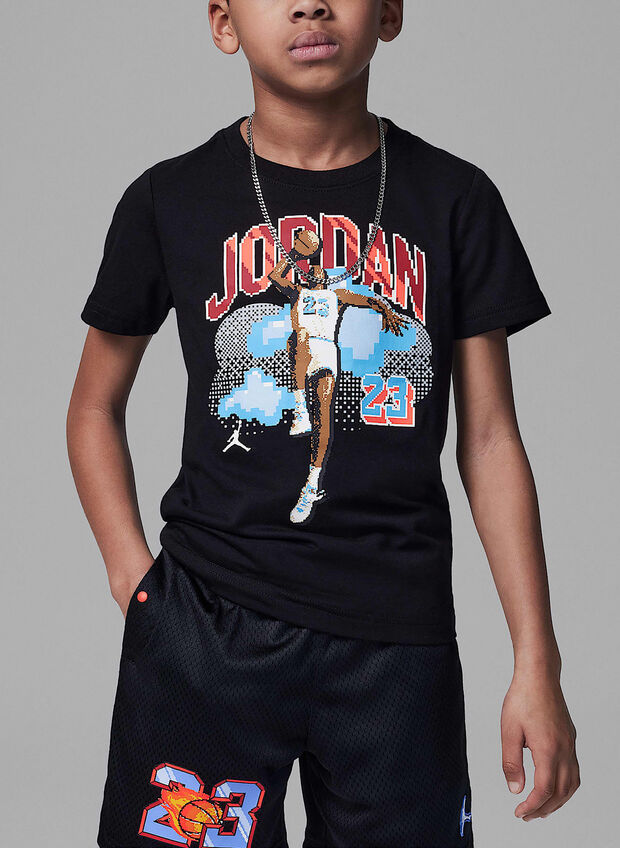 T-SHIRT CUSTOMIZED AIR BAMBINO, 023 BLK, large