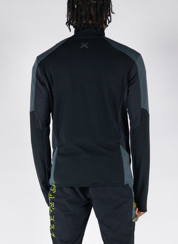 PILE FULL ZIP STRETCH OUTDOOR, 9093 BLKGREY, small