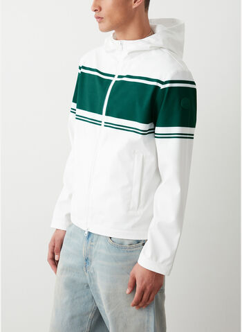 GIACCA SOFTSHELL CON CAPPUCCIO, 03 WHTGREEN, small