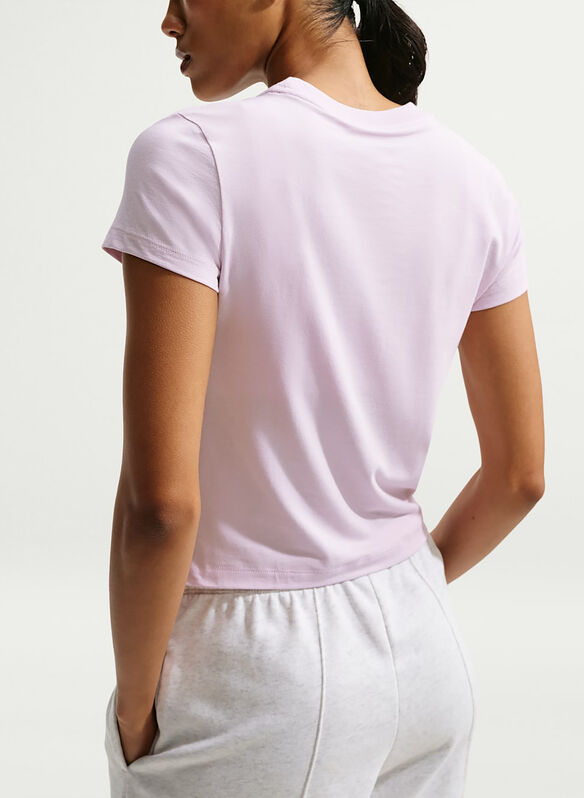 T-SHIRT MICRO LOGO, 583 BLEACHED LILAC, medium