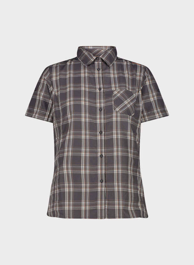 CAMICIA A MANICHE CORTE, 51ZT TERRA, large