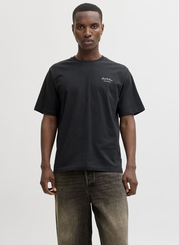 T-SHIRT MANICA CORTA, BLACK, medium