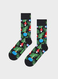 CALZA CHRISTMAS TREE DECORATION SOCK, BLACK, thumb