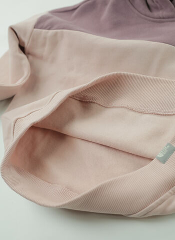 FELPA CROP CON CAPPUCCIO RAGAZZA, OU6 PINK, small