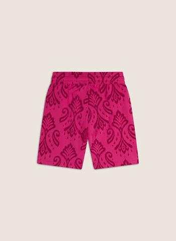 SHORT IN JERSEY CON STAMPA, IKATF FUXIA, small