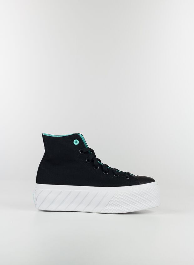 CONVERSE SCARPA SURFACE FUSION PLATFORM 2X CHUCK TAYLOR ALL STAR Bianco,  Nero Donna | Sport85