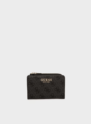 PORTAFOGLIO LAUREL CON STAMPA ALL OVER, CLO BLK, small