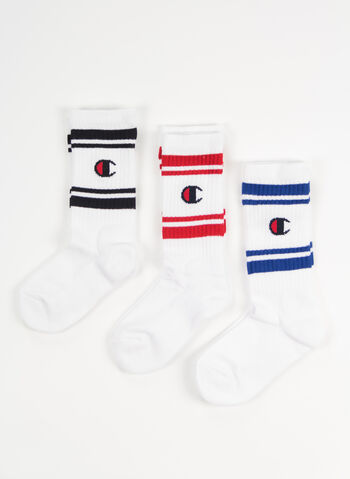 CALZA 3 PAIA RAGAZZO, WW001 WHT, small