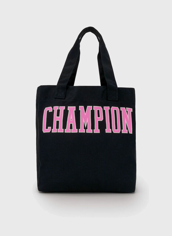 BORSA CANVAS BIG LOGO, KK001 BLK, medium