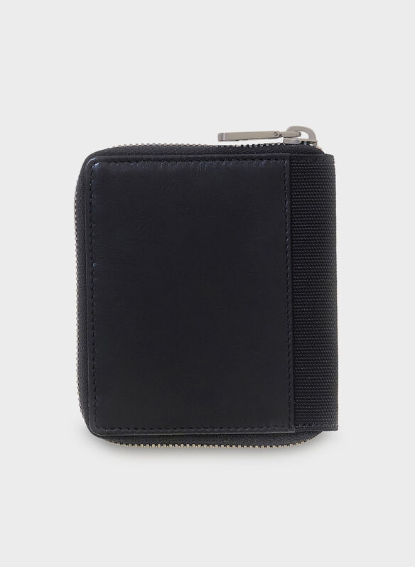 PORTAFOGLIO IN VERA PELLE BERNA, BLA BLK, medium