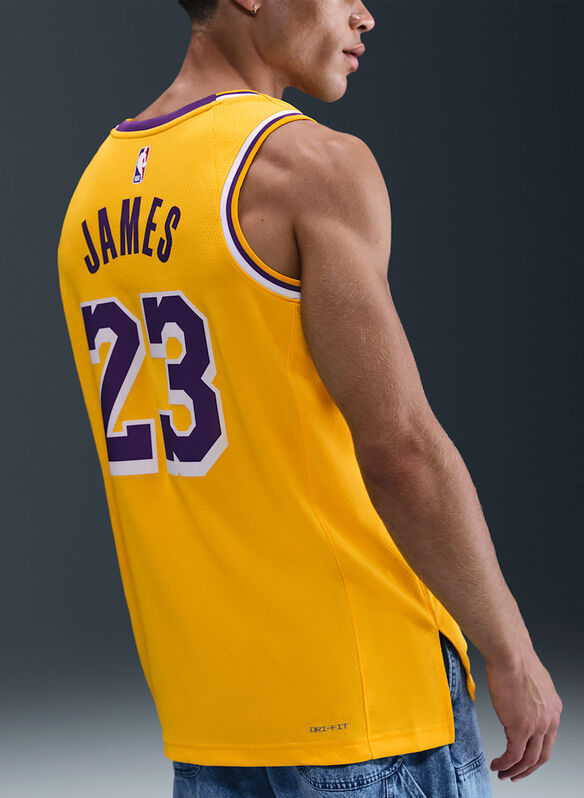 CANOTTA NBA LA LAKERS LEBRON JAMES, 733 AMARILLO, medium