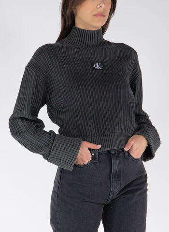 MAGLIONE A COLLO ALTO, BEH BLK, small