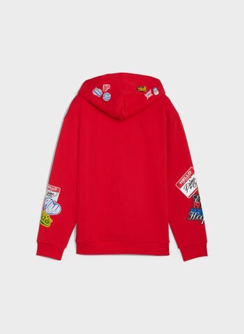 FELPA HOODIE HOOPERHOTLINE RAGAZZO, 11 RED, small